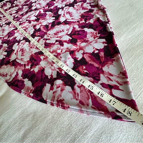 East 5th Skirt Womens L Pink Floral Midi Stretch Cottagecore Whimsy Flowy Boho - Picture 6 of 9